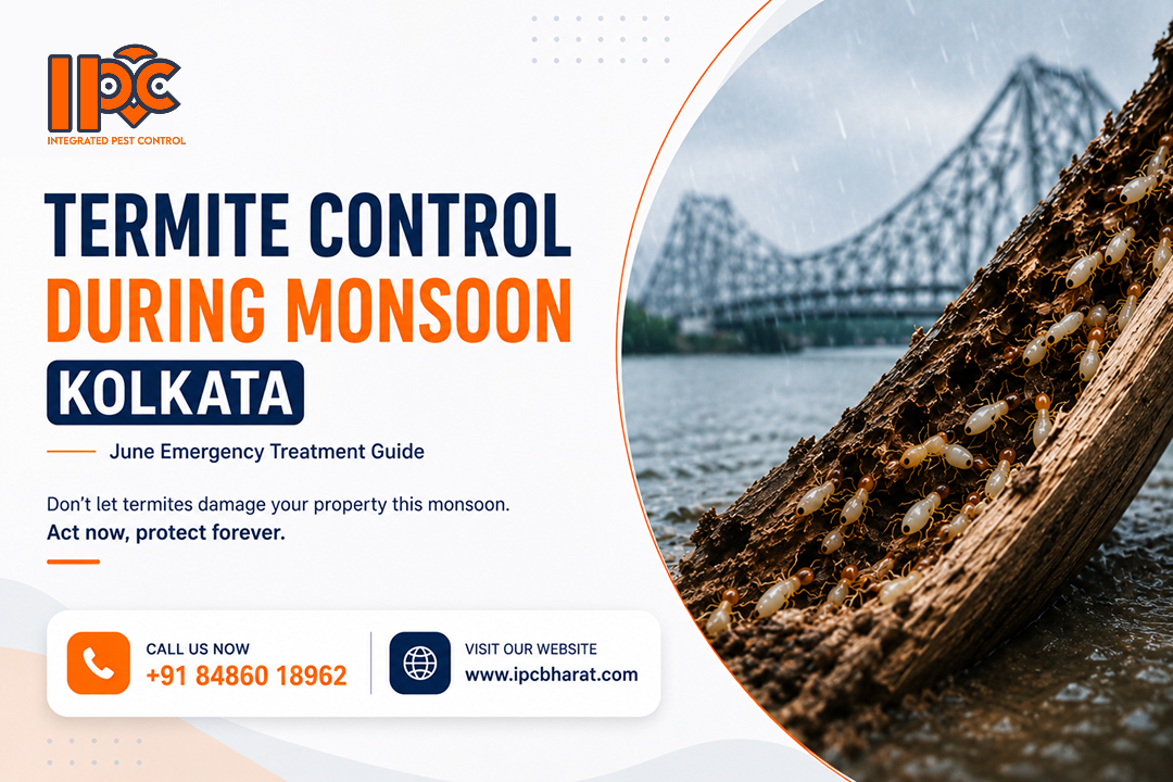 Termite Control During Monsoon Kolkata | June Emergency Treatment Guide